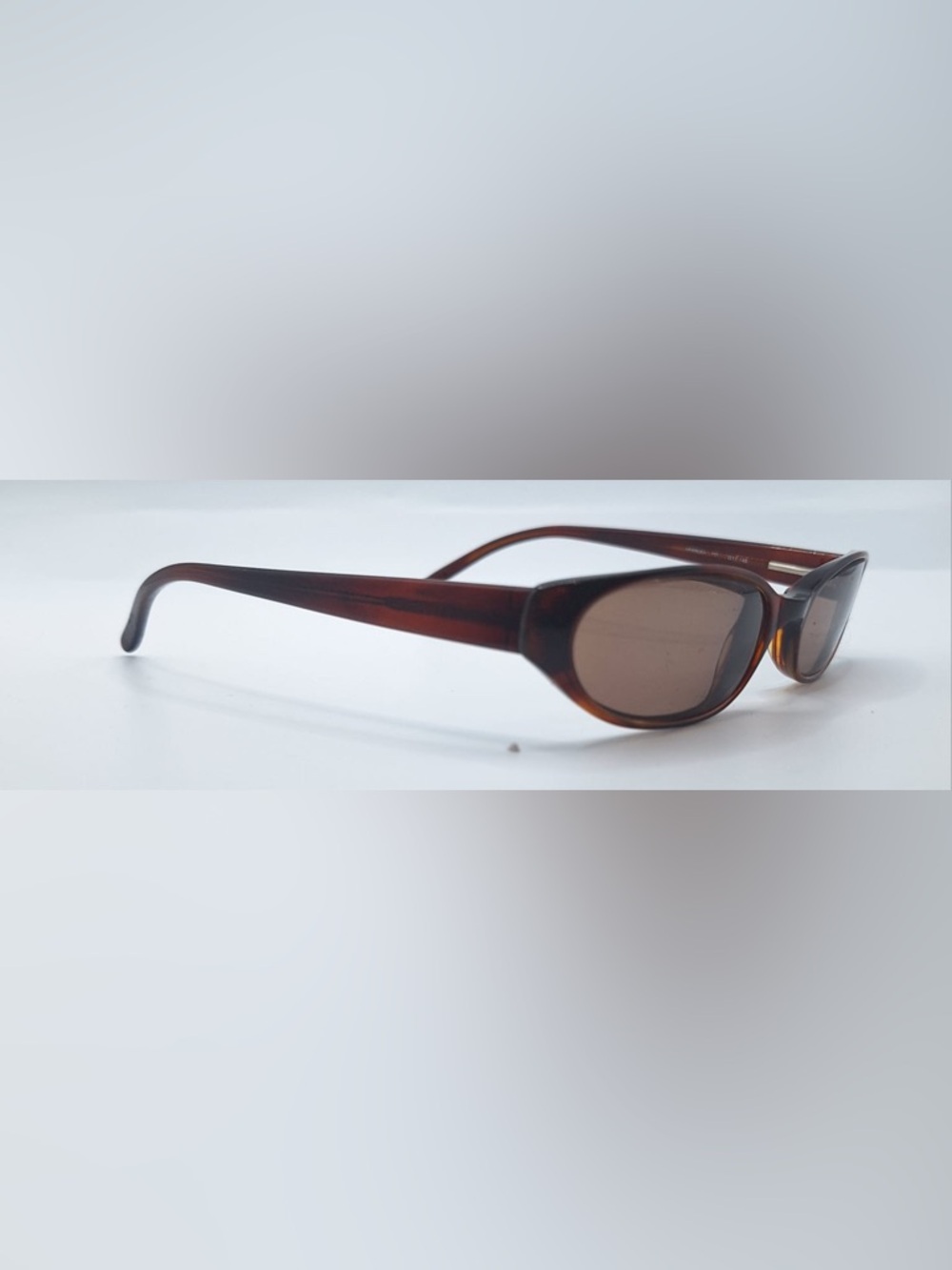 Veronica Hepburn Brown Oval Sunglasses Frames Only